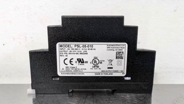 PSL-05-010, Rhino, Power Supply