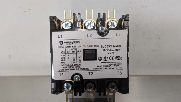 BUC338UMM30, Breakers Unlimited, Contactor