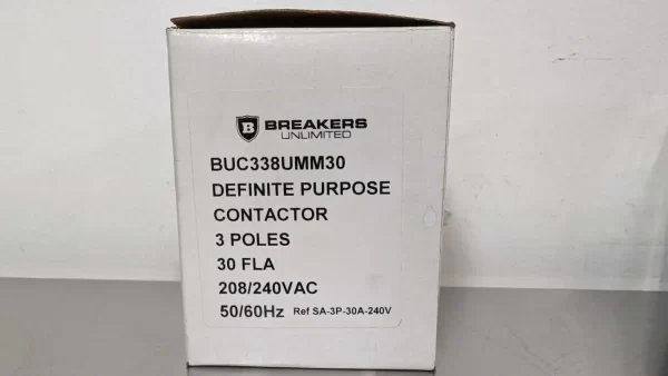 BUC338UMM30, Breakers Unlimited, Contactor