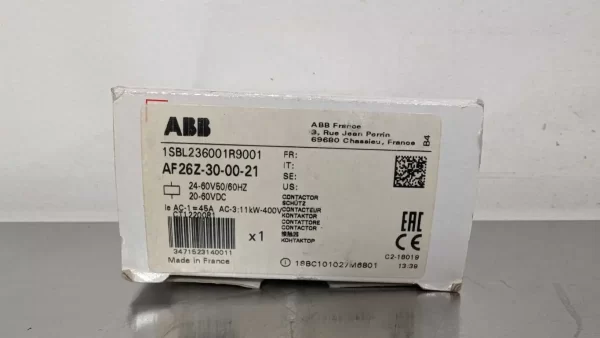 1SBL236001R9001, ABB, Contactor, AF26Z-30-00-21