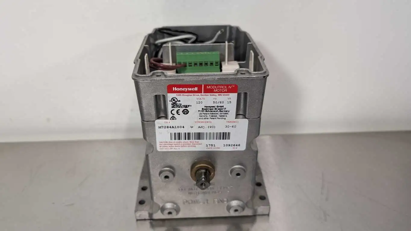 Honeywell M7284A1004 Modutrol IV Motor M7284A-1004 Adj 90 Deg 30-60 Sec