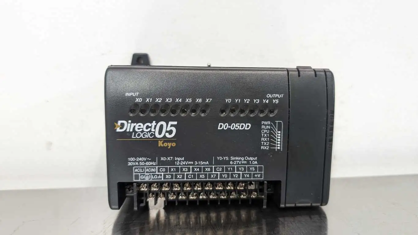 Koyo D0-05DD PLC DirectLogic 05 100-240VAC 6-27VDC 1A