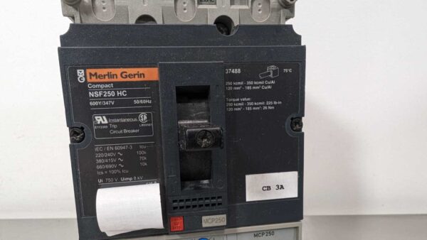NSF250 HC, Merlin Gerin, Circuit Breaker 5374 5 Merlin Gerin NSF250 HC 1
