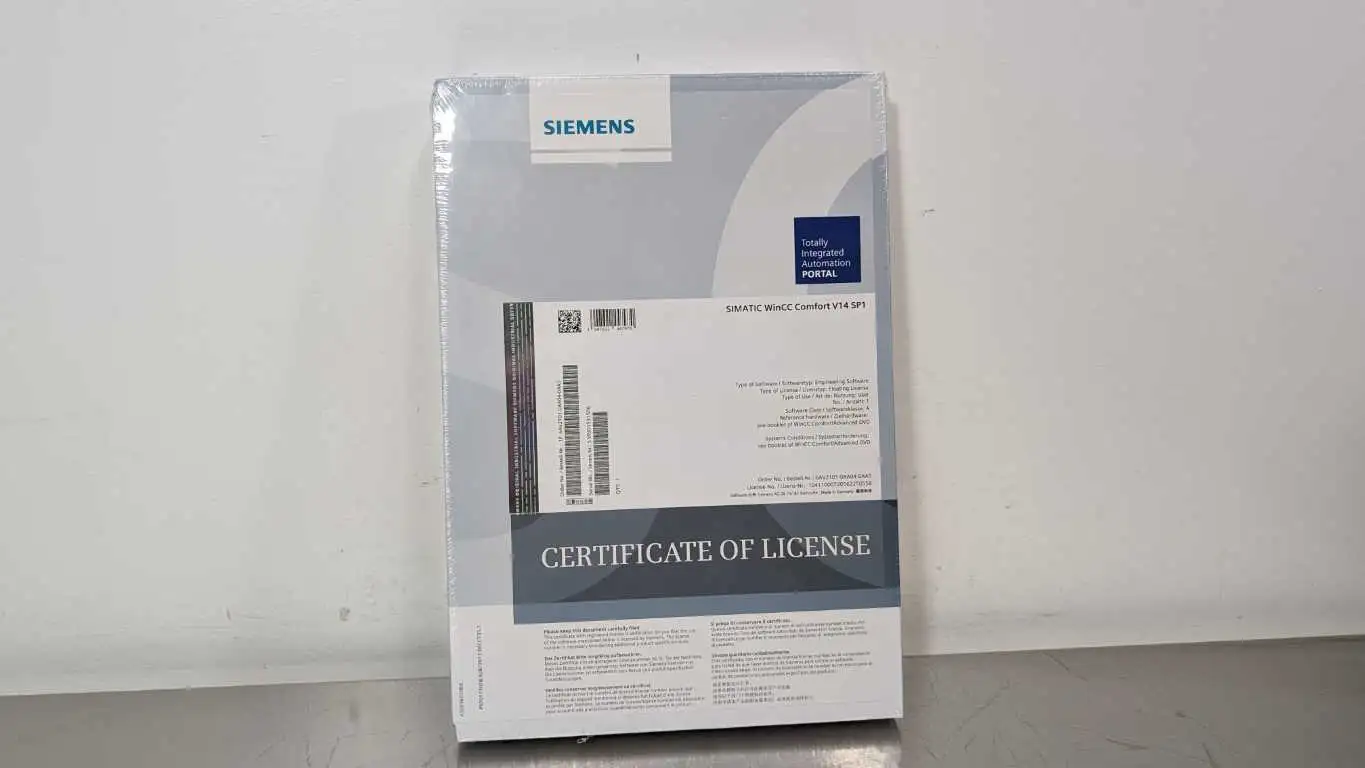 Siemens 6AV2101-0AA04-0AA5 SIMATIC WinCC Comfort V14 SP1 Factory Sealed