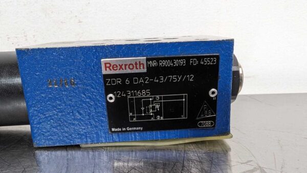 R900430193, Rexroth, Pressure Reducing Valve, ZDR 6 DA2-43/75Y/12 5385 5 Rexroth R900430193 1