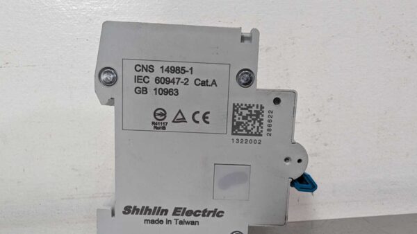 CNS 14985-1, Shihlin Electric, Miniature Circuit Breaker, IEC 60947-2 5393 5 Shihlin Electric CNS 14985 1 1