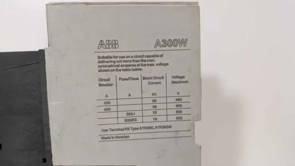 A300W-30, ABB, Welding Isolation Contactor