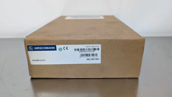 943 957-001, Hirschmann, EthernNet Rail Switch, Spider II 8TX