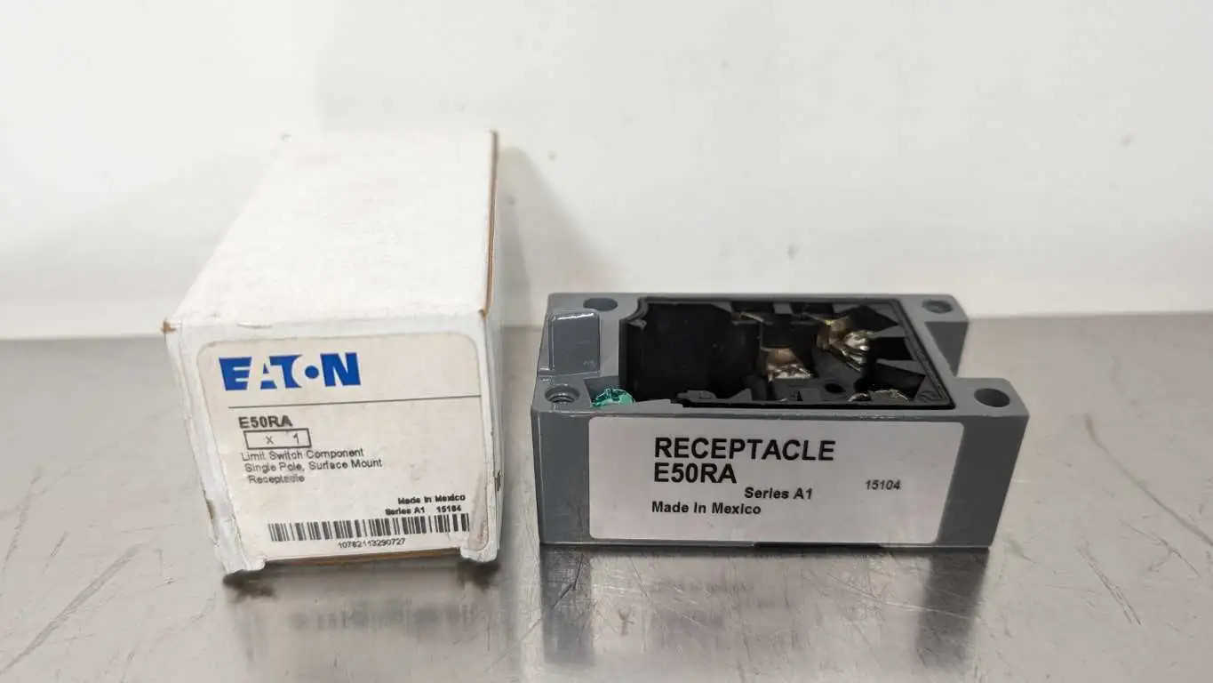 Eaton E50RA Single Pole Surface Mount Receptacle for Limit Switch