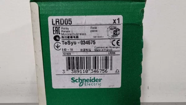 LRD05, Schneider Electric, Thermal Overload Relay