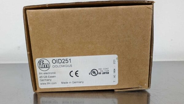 OID251, IFM Efector, Photoelectric Distance Sensor, OIDLCNKG/US