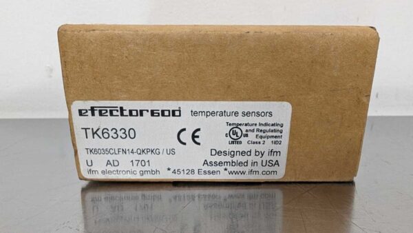 TK6330, IFM Efector, Temperature Sensor, TK6035CLFN14-QKPKG/US 5440 5 IFM Efector TK6330 1
