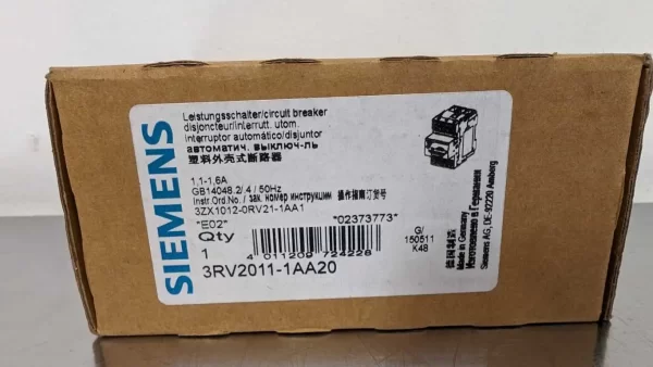 3RV2011-1AA20, Siemens, Circuit Breaker