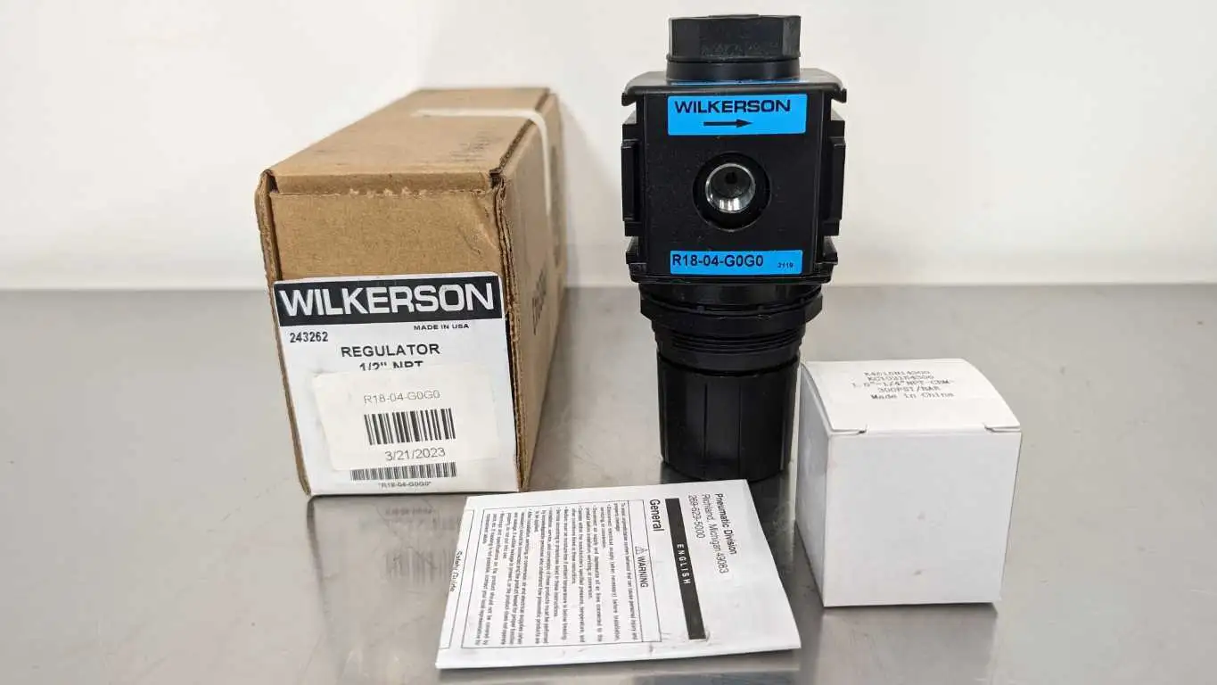 Wilkerson R18-04-G0G0 Regulator 243262 1/2″ 0-250PSIG