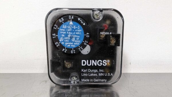 AA-A2-6-3, Dungs, Air Pressure Switch, 46020-3 5447 2 Dungs AA A2 6 3 1