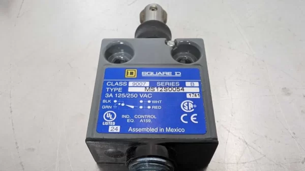 9007MS12S0054, Square D, Compact Enclosed Limit Switch