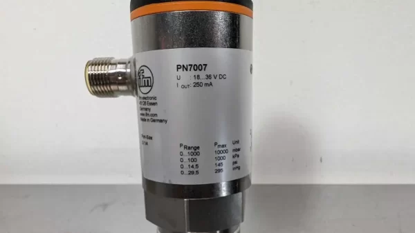 PN7007, IFM Efector, Pressure Sensor, PN-001BRBR14-QFRKG/US/ /V