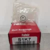 Fafnir S1K7 Deep Groove Ball Bearing PS1K7 0.25" ID x 0.62" OD x 0.1960" Wide
