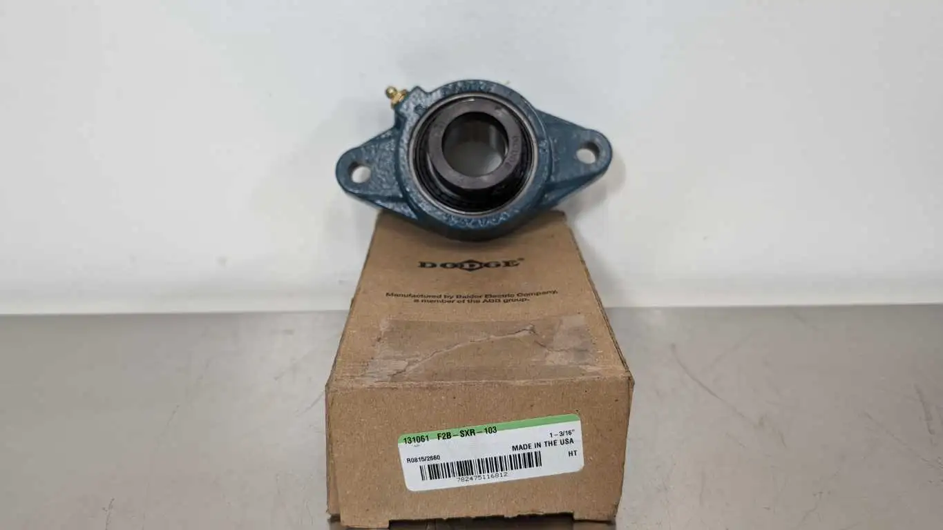 Dodge 131061 F2B-SXR-103 2 Bolt Flange Mount Bearing 1-3/16″