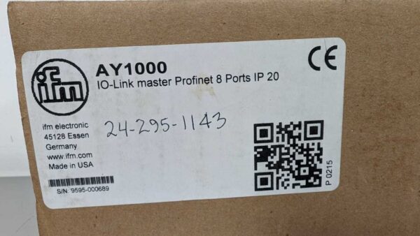 AY1000, IFM Efector, IO-Link Master Profinet 8 Ports