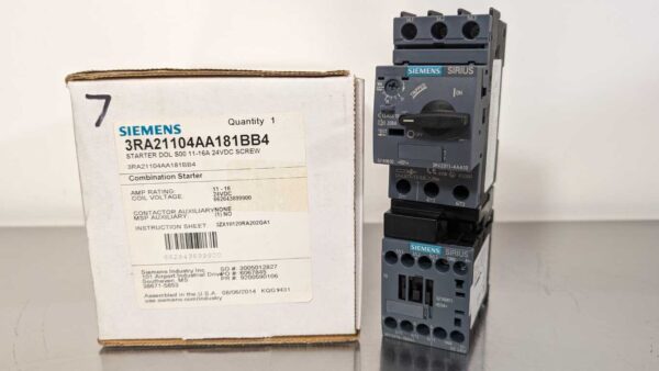 Siemens 3RA21104AA181BB4 5500 1 Siemens 3RA21104AA181BB4 1