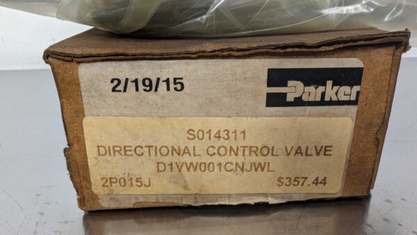 D1VW001CNJWL, Parker, Hydraulic Directional Control Valve 5511 4 Parker D1VW001CNJWL 1