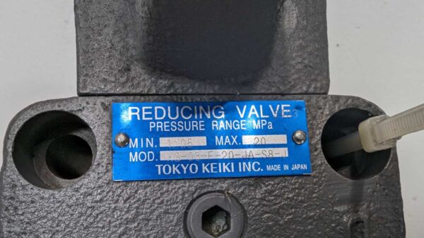 XG-03-F-20-JA-S8-J, Tokyo Keiki, Pressure Reducing Valve