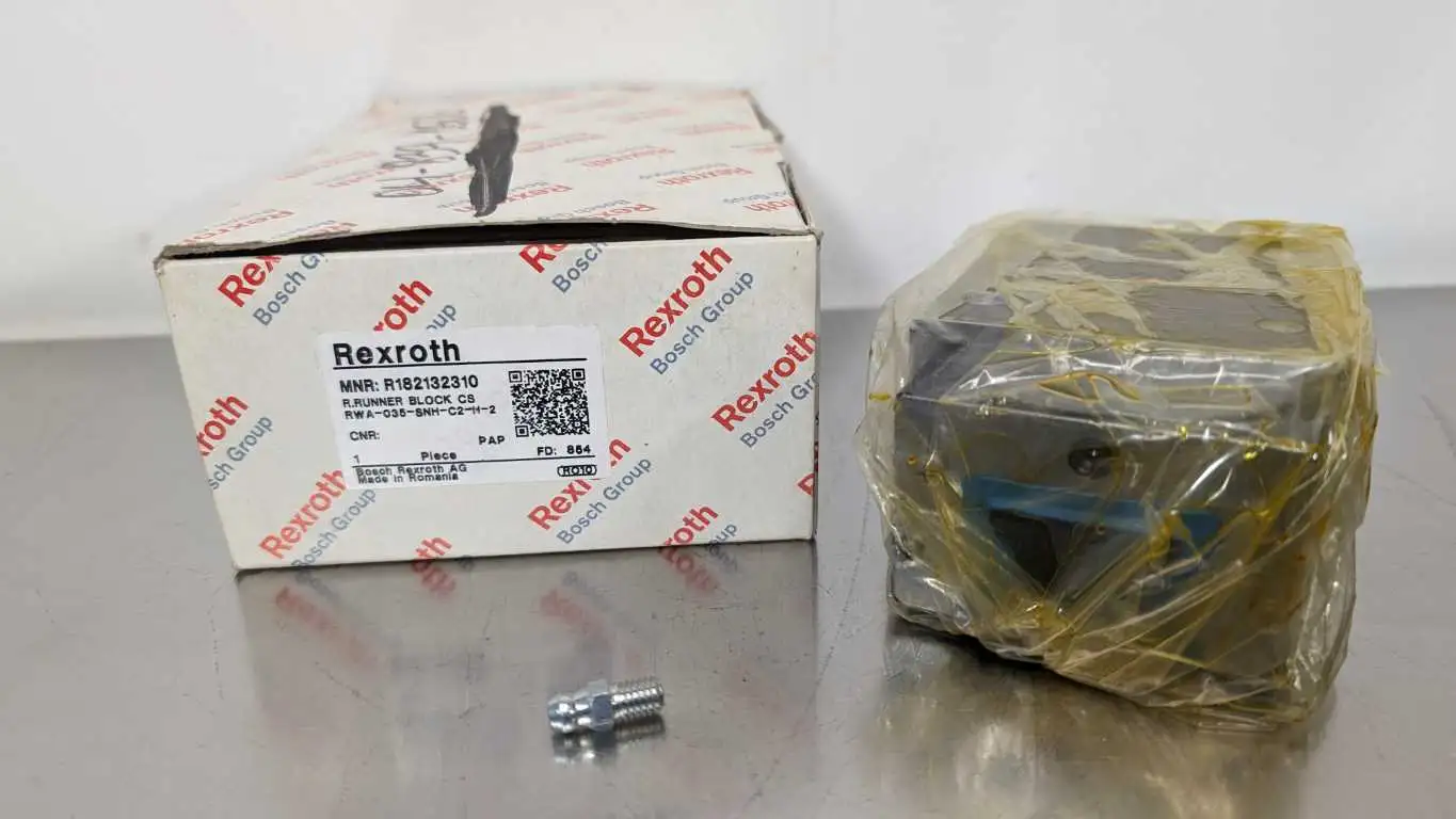 Rexroth R182132310 Roller Runner Block Carriage RWA-035-SNH-C2-H-2 Linear Bearing