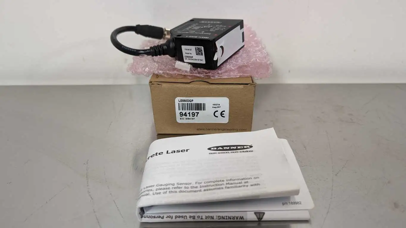 Banner LE550DQP Laser Displacement Sensor 94197