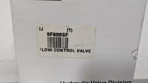 9F800SF, Parker, Flow Control Valve