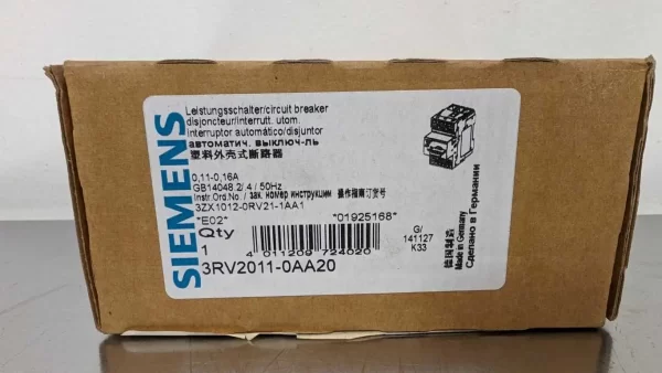 3RV2011-0AA20, Siemens, Circuit Breaker