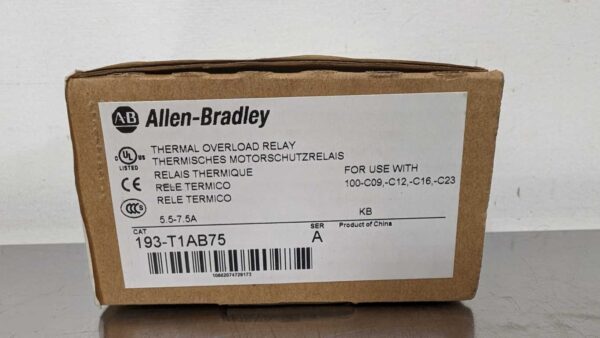 193-T1AB75, Allen-Bradley, Thermal Overload Relay, 193T1AB75 5534 5 Allen Bradley 193 T1AB75 1
