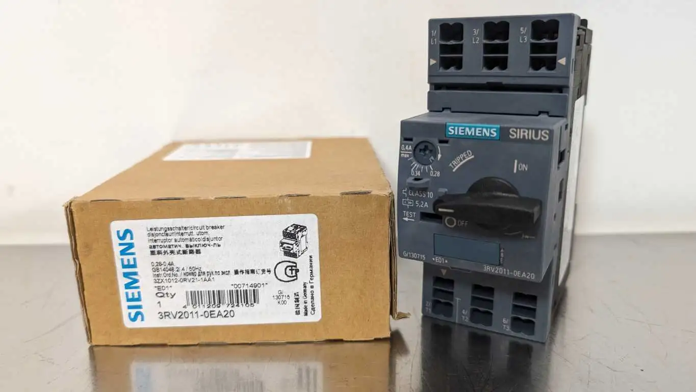 Siemens 3RV2011-0EA20 Circuit Breaker 0.28-0.4A