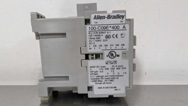 Allen-Bradley 100-C09EJ400 5536 4 Allen Bradley 100 C09EJ400 1