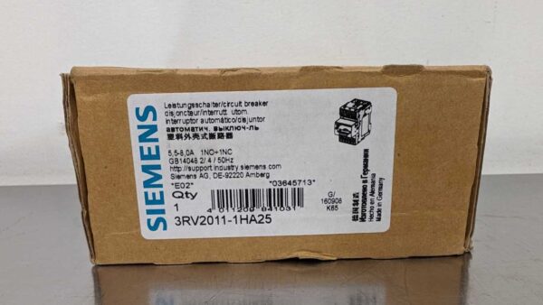 Siemens 3RV2011-1HA25 5537 6 Siemens 3RV2011 1HA25 1