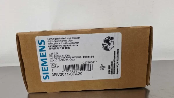 3RV2011-0FA20, Siemens, Circuit Breaker