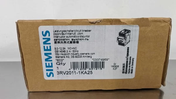 3RV2011-1KA25, Siemens, Circuit Breaker