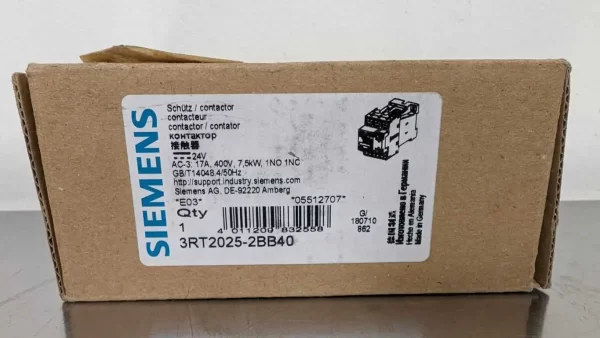 3RT2025-2BB40, Siemens, Contactor