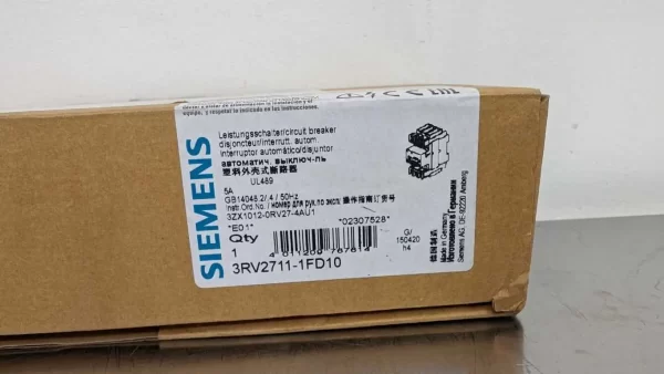 3RV2711-1FD10, Siemens, Circuit Breaker