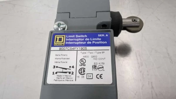 9007C54FY1905, Square D, Limit Switch