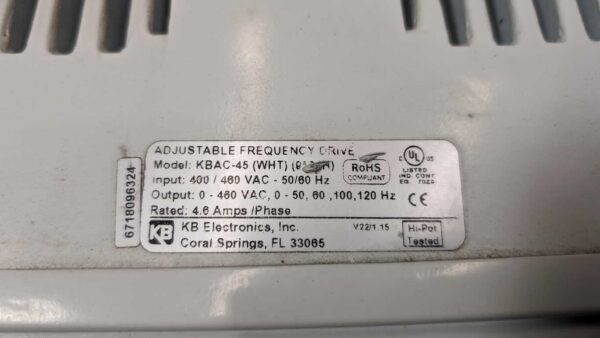 KB Electronics KBAC-45 5563 8 KB Electronics KBAC 45 1