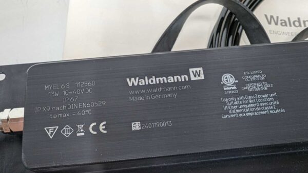112560001-00003166, Waldmann, LED Linear Machine Tool Light, MYEL 6 S