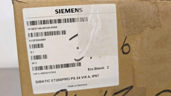 6ES7148-4PC00-0HA0, Siemens, Power Supply