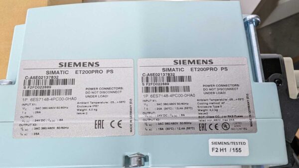 6ES7148-4PC00-0HA0, Siemens, Power Supply 5576 6 Siemens 6ES7148 4PC00 0HA0 1
