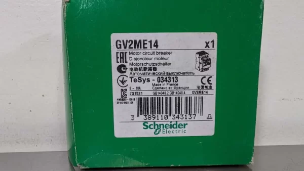 GV2ME14, Schneider Electric, Motor Circuit Breaker, GV2 ME14