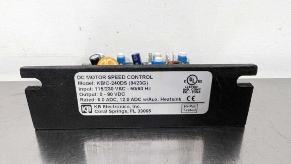 KBIC-240DS, KB Electronics, DC Motor Speed Control, 9423G 5599 3 KB Electronics KBIC 240DS 1