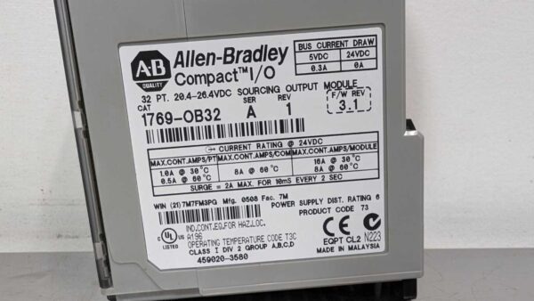 1769-OB32, Allen-Bradley, Sourcing Output Module 5602 6 Allen Bradley 1769 OB32 1