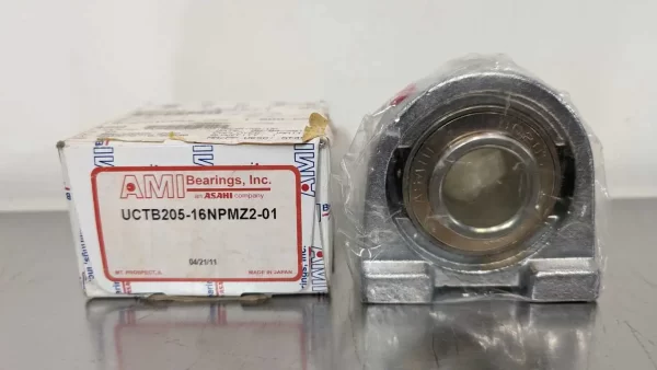 UCTB205-16NPMZ2-01, AMI Bearings, Tapped Base Pillow Block Bearing