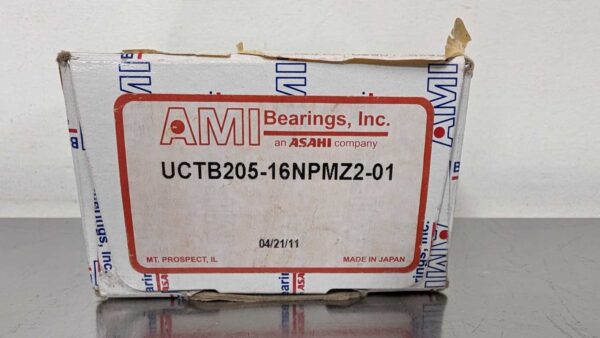 UCTB205-16NPMZ2-01, AMI Bearings, Tapped Base Pillow Block Bearing
