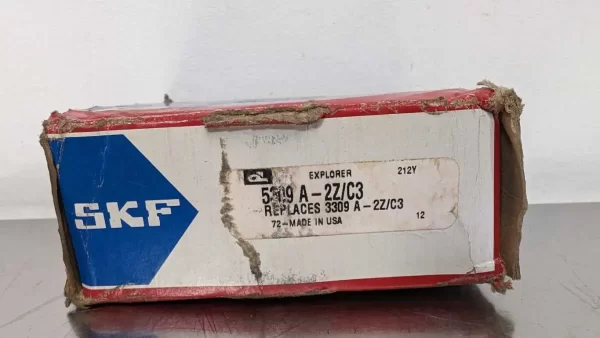 5309 A-2Z/C3, SKF, Double Row Angular Contact Bearing, Replaces 3309 A-2Z/C3